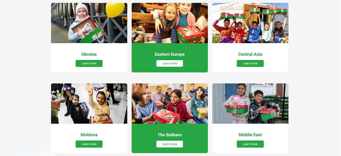 2025 Shoebox destinations