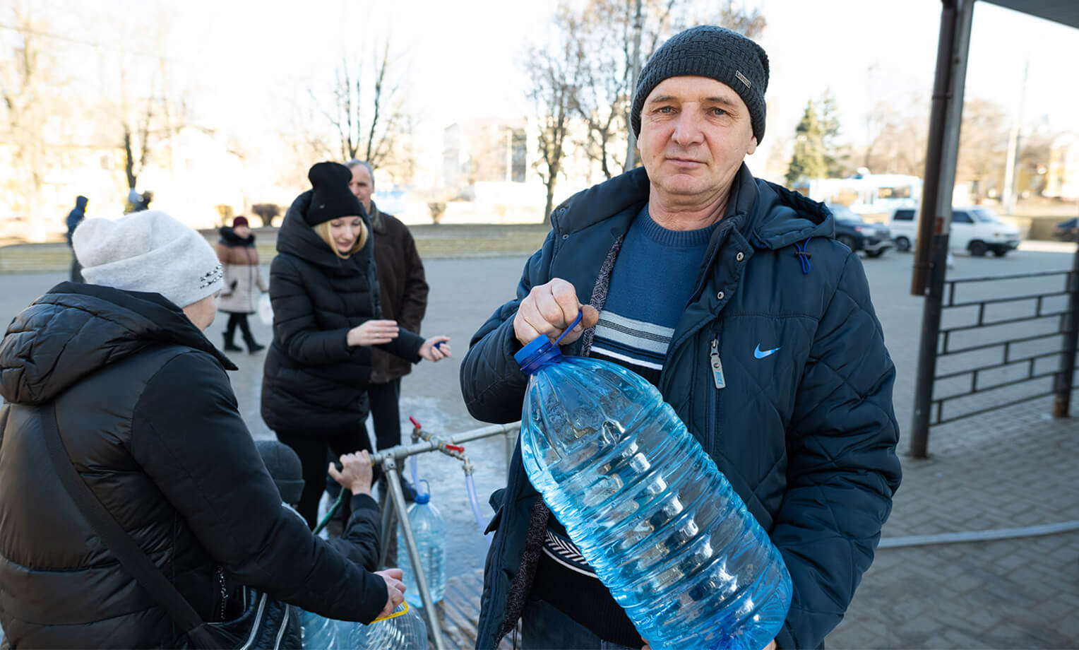 CLEAN WATER GIVES MANY UKRAINIANS HOPE FOR A BETTER TOMORROW.