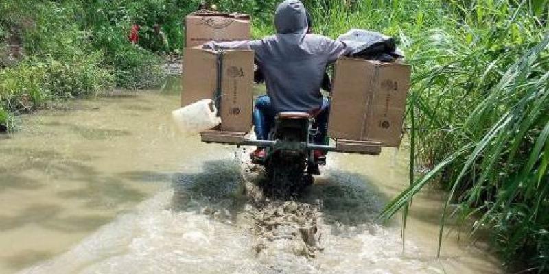 All over the world, ministry partners like this one go to great lengths to transport shoebox gifts to children at the very ends of the earth.