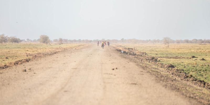 Each week they come to six days of classes and return home, walking hours along the roads.