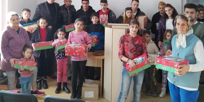 Gifts are given to children in orphanages, schools, and churches. 