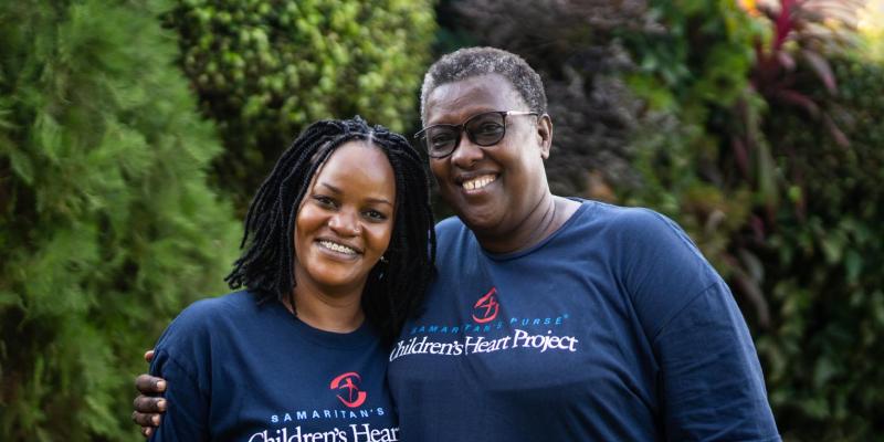 Sheena, who gave her life to Jesus at Heart Camp after her surgery, and now co-leads that same Heart Camp in Uganda