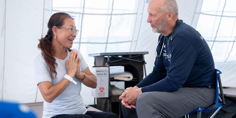 Jesus' Name is being proclaimed to the storm-weary islanders of Saipan and Tinian through the work of Samaritan's Purse.