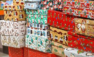 colourful shoeboxes