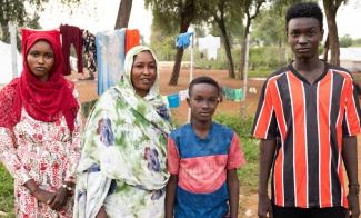 Family in South Sudan