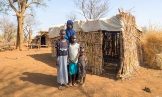 SAMARITAN'S PURSE IS AIRLIFTING SHELTER MATERIALS AND OTHER SUPPLIES TO ASSIST DISPLACED FAMILIES IN SUDAN.