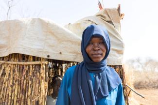 NADIA WISHES FOR A PEACEFUL SUDAN, A COUNTRY CRIPPLED BY WAR FOR DECADES.