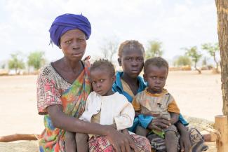 DARA ESCAPED VIOLENT CONFLICT IN HER HOMETOWN, BUT NOW SHE AND HER FAMILY FACE A NEW CHALLENGE IN THE CAMP: HUNGER.