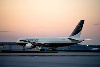 Our 757 (pictured) and DC-8 both left for the Middle East on July 26.