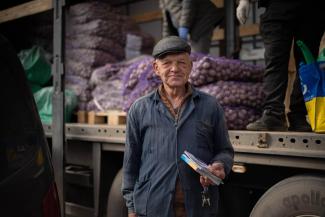 For Vasyl, the gift of seed potatoes is a direct answer to prayer that helps give him strength to go on.