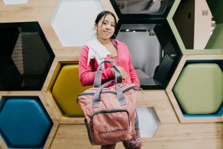 The baby kit gives mothers all the necessary items to keep themselves and their soon-to-be newborns healthy and safe.