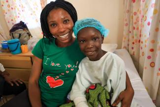 Sisters Eyiwumi and Hellen both saw the Lord’s healing hand at work through World Medical Mission surgical teams.