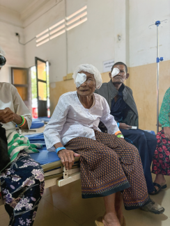 KIN was given restored sight at age 98.