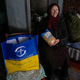 Please pray for Hanna and other Ukrainians who, without Samaritan’s Purse, would wonder where their next meal would come from. Ask God to use the groceries delivered by our church partners to encourage and sustain people.